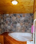 1 Bedroom cottages with large Jacuzzi or Spa. Pet friendly - Kitchen and fireplace. #5,6 Photo 4